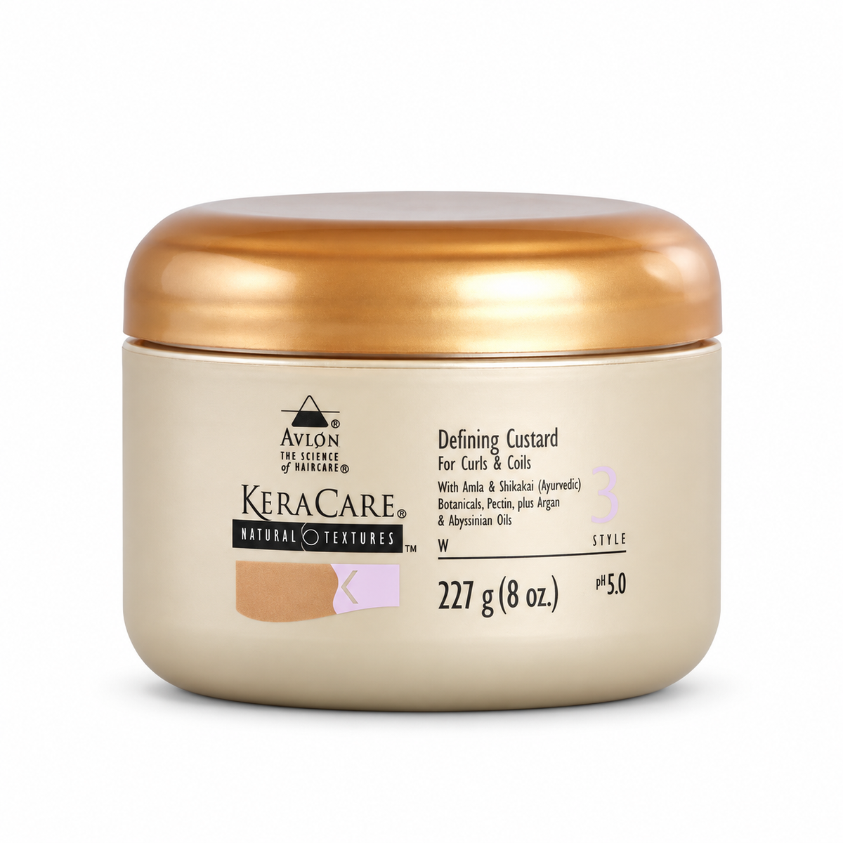 Crème-Gel Coiffant – KeraCare Natural Textures Defining Custard (227 g)