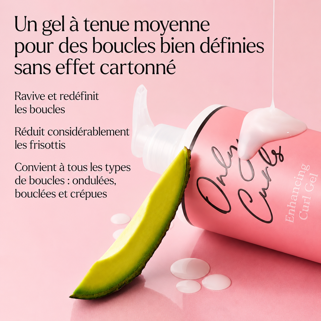 Gel Coiffant Définition Only Curls – Enhancing Curl Gel (250 ml)