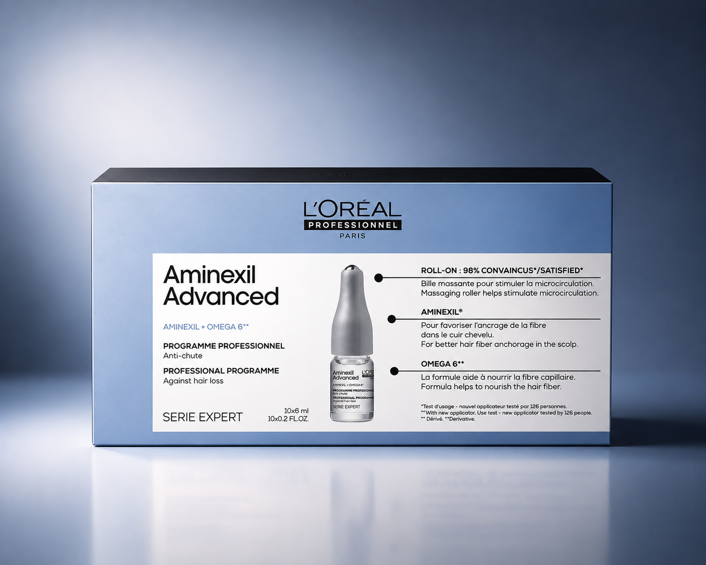 Programme Anti-Chute Aminexil Advanced – L'Oréal Professionnel Serie Expert (10x6 ml)