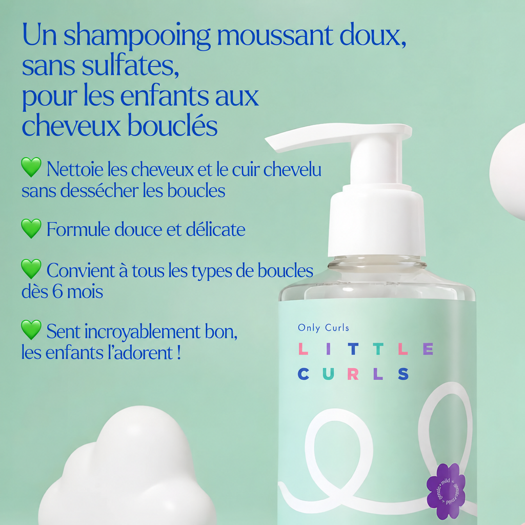 Shampoing Enfants Doux – Only Curls Little Curls Super Shampoo (200 ml)