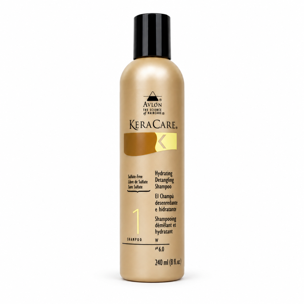 Shampoing Hydratant & Démêlant Sans Sulfate – KeraCare (240 ml)