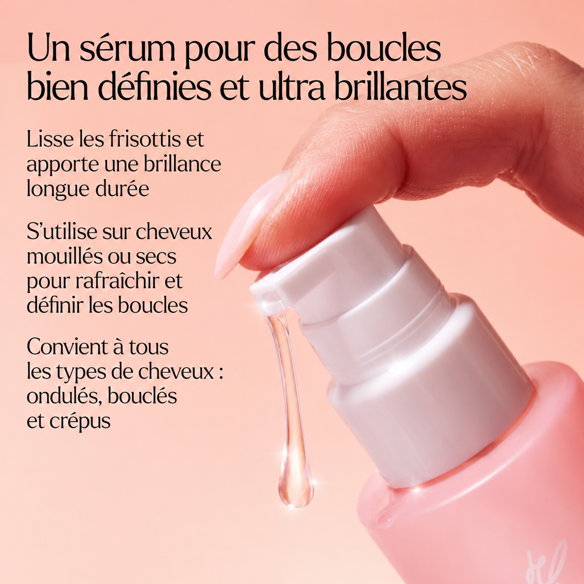 Sérum Brillance Anti-Frisottis Only Curls – Shine & Define Serum (50 ml)