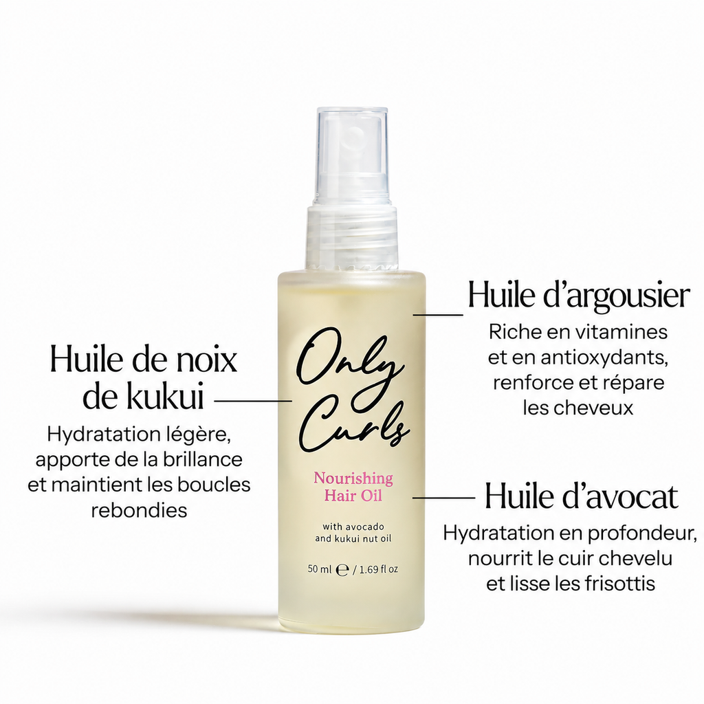 Huile Nourrissante Boucles Only Curls – Nourishing Hair Oil (50 ml)