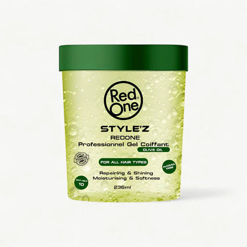Gel Coiffant RedOne à l'Huile d'Olive – Maintien & Soin 236 ml 