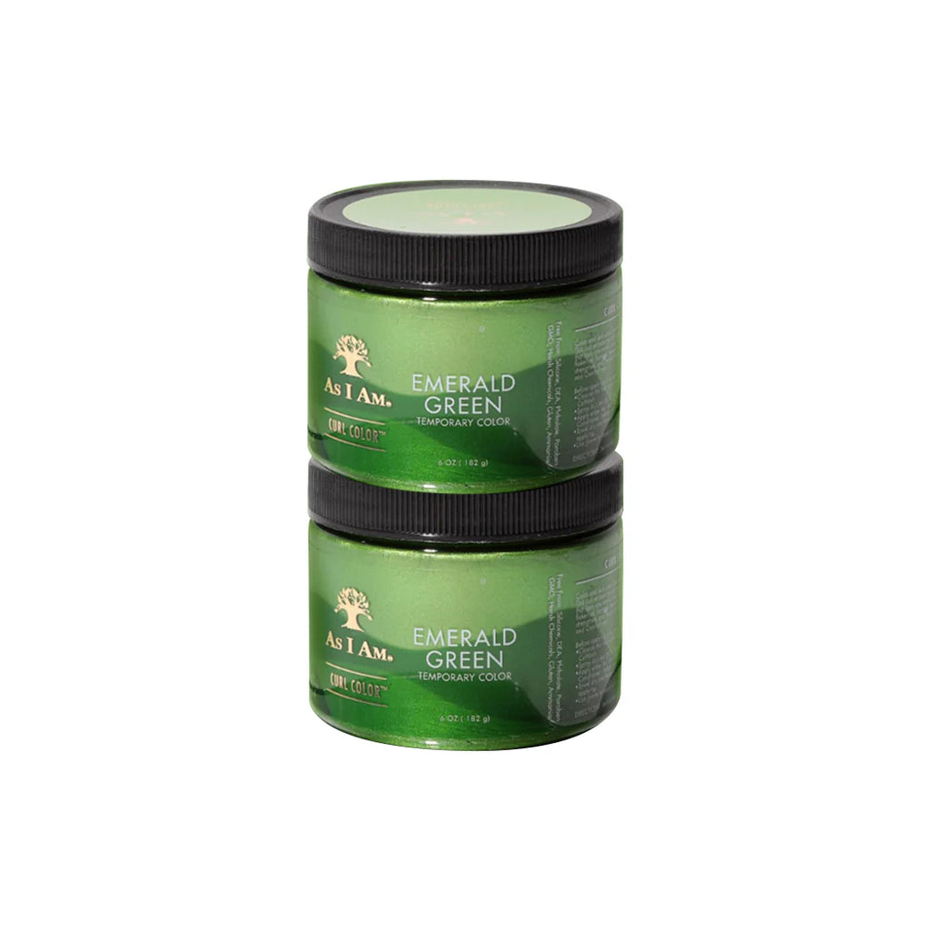 Gelée Colorante Temporaire As I Am Curl Color – Emerald Green (182 g)