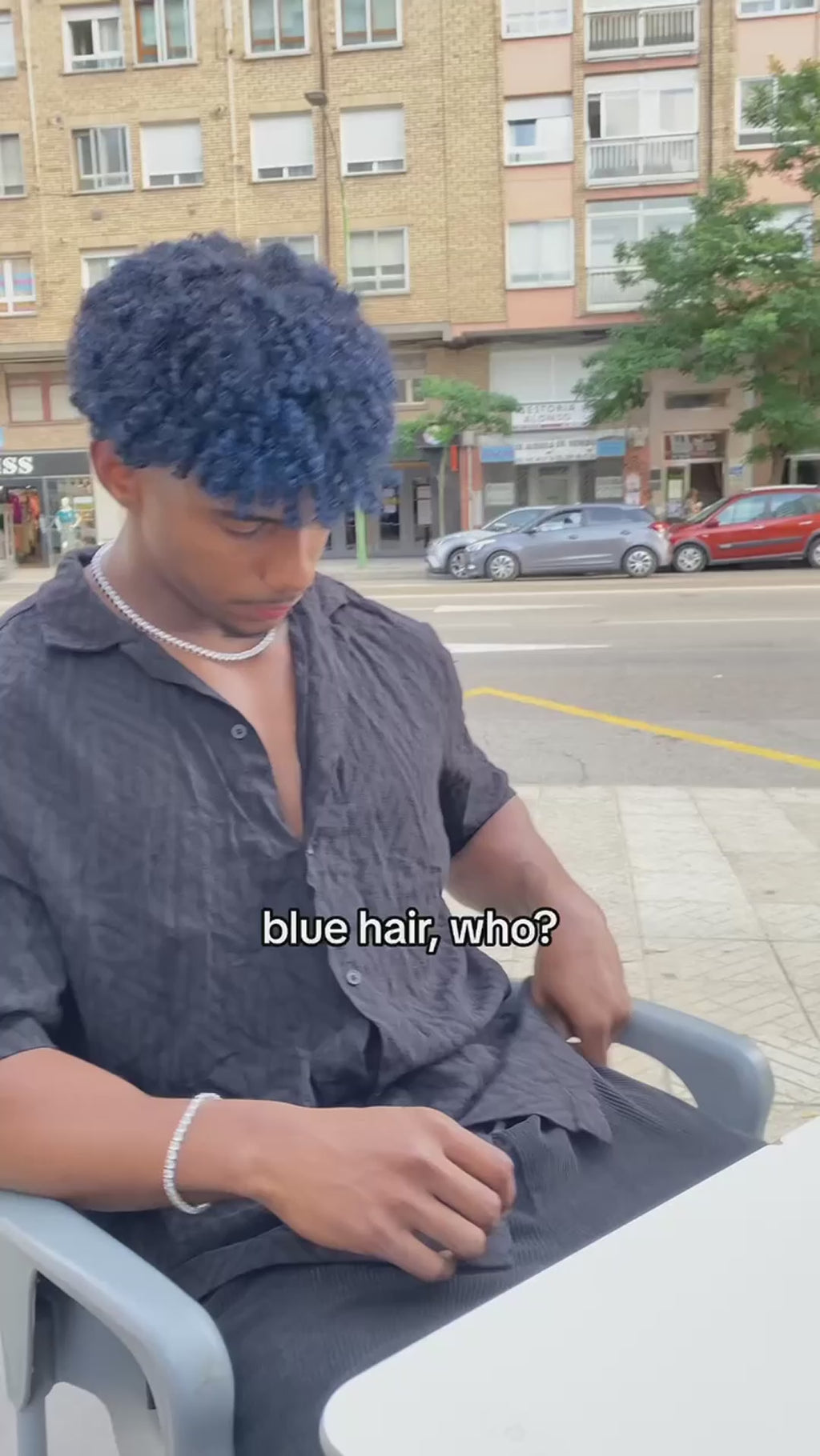 Gelée Colorante Temporaire As I Am Curl Color – Cool Blue (182 g)