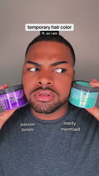 Gelée Colorante Temporaire As I Am Curl Color – Minty Mermaid (182 g)