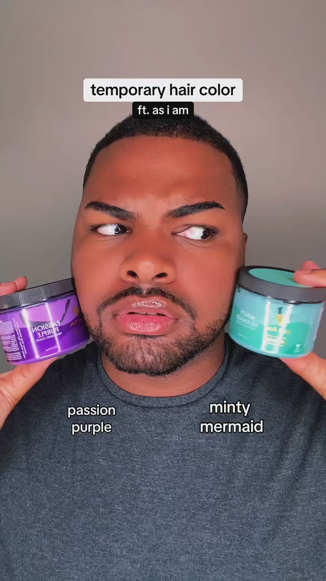 Gelée Colorante Temporaire As I Am Curl Color – Minty Mermaid (182 g)