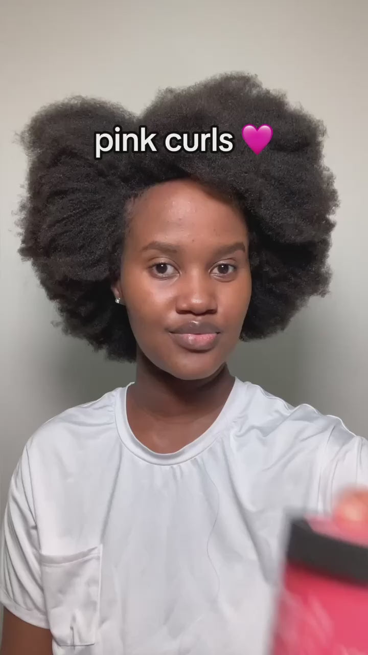 Gelée Colorante Temporaire As I Am Curl Color – Flamingo Pink (182 g)