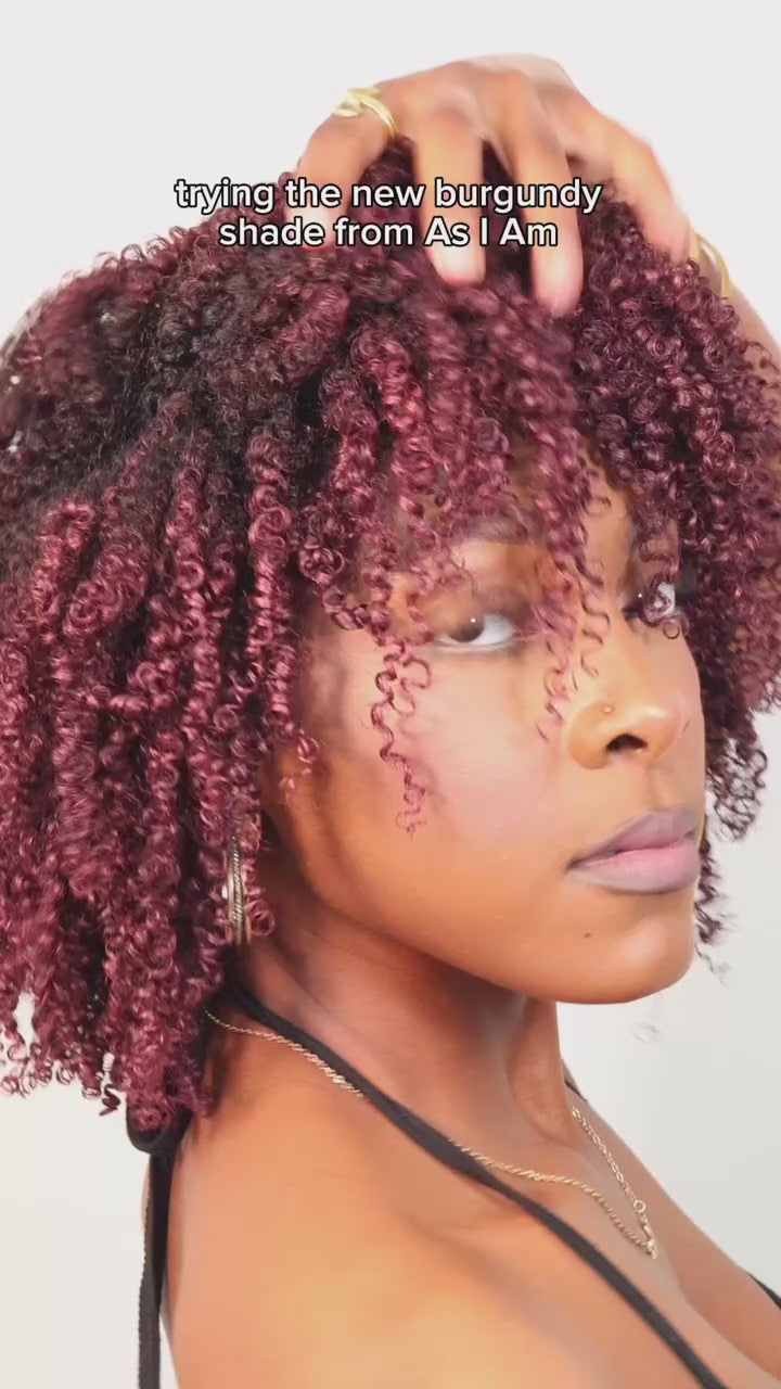 Gelée Colorante Temporaire As I Am Curl Color – Burgundy (170 g)