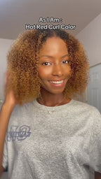 Gelée Colorante Temporaire As I Am Curl Color – Hot Red (182 g)