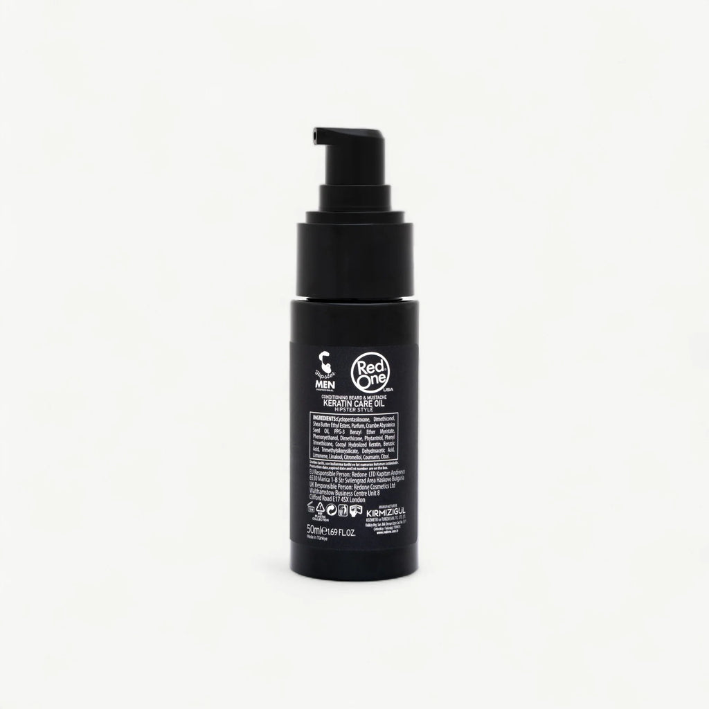 Huile à Barbe RedOne Kératine – Soin & Force (50 ml)