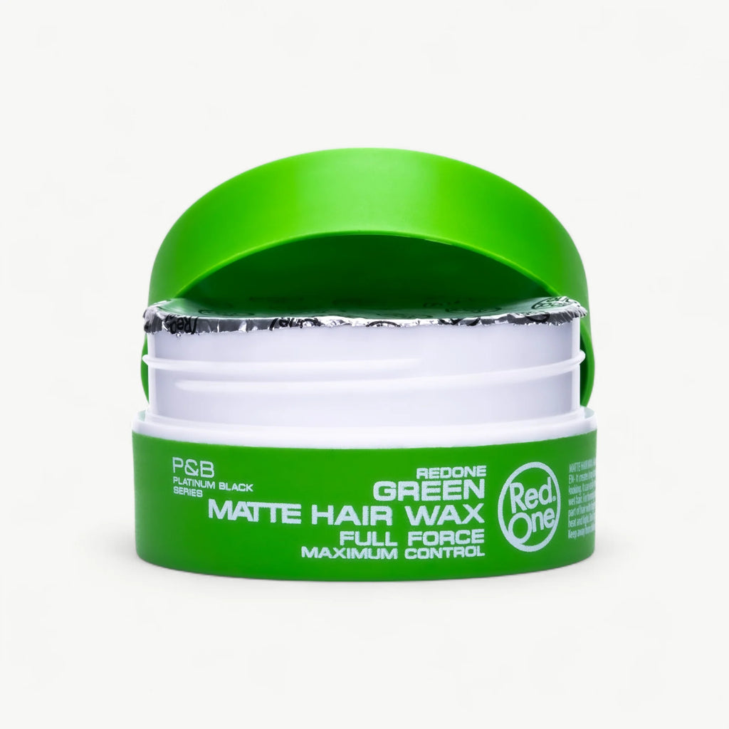 Cire Coiffante RedOne Matte Hair Wax Verte – Fixation Forte (150 ml)