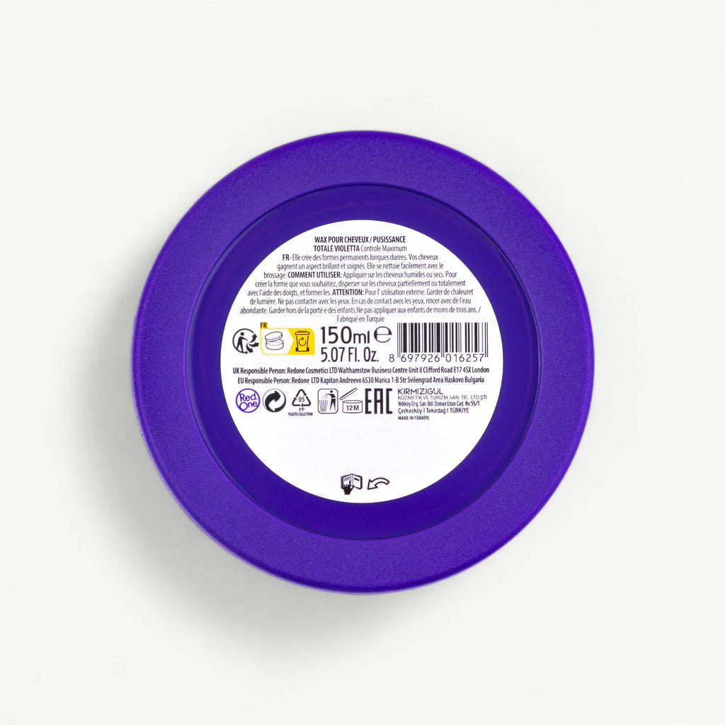 Cire Coiffante RedOne Aqua Hair Wax Violetta – Fixation Forte (150 ml)