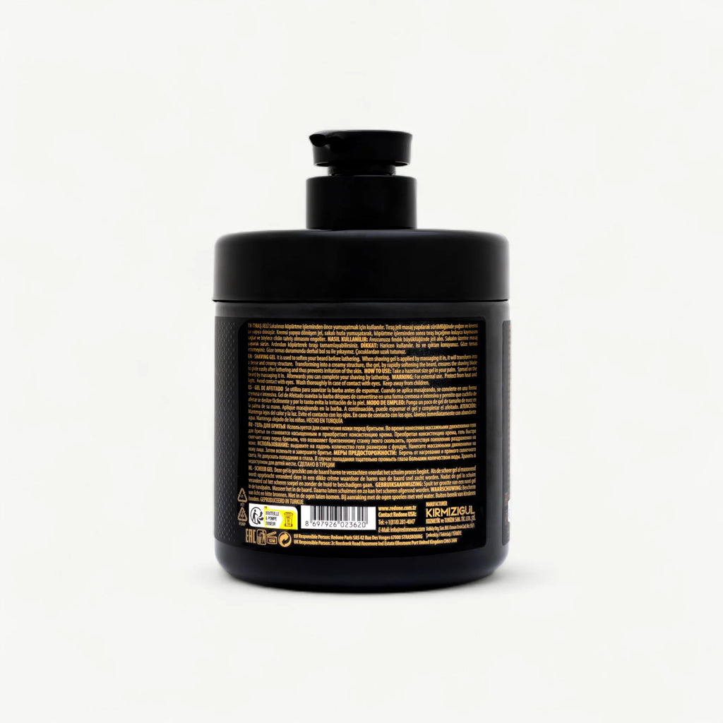 Gel de Rasage RedOne Gold – Visage Frais (1000 ml)