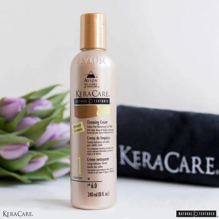 Crème Nettoyante Sans Sulfate – KeraCare Natural Textures Cleansing Cream (240 ml)
