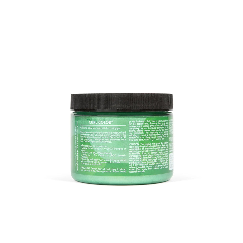 Gelée Colorante Temporaire As I Am Curl Color – Jade Green (182 g)